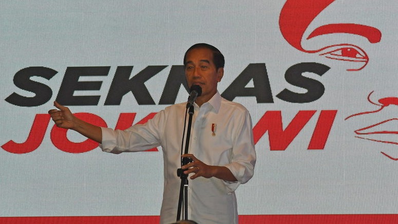 Jokowi Ingatkan Relawan Sabar Jalankan Mesin Politik Pemilu 2024