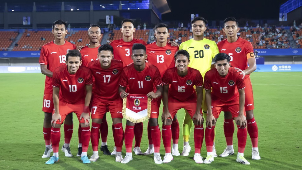 Jam Tayang Timnas U24 Indonesia vs China Taipei Asian Games 2023