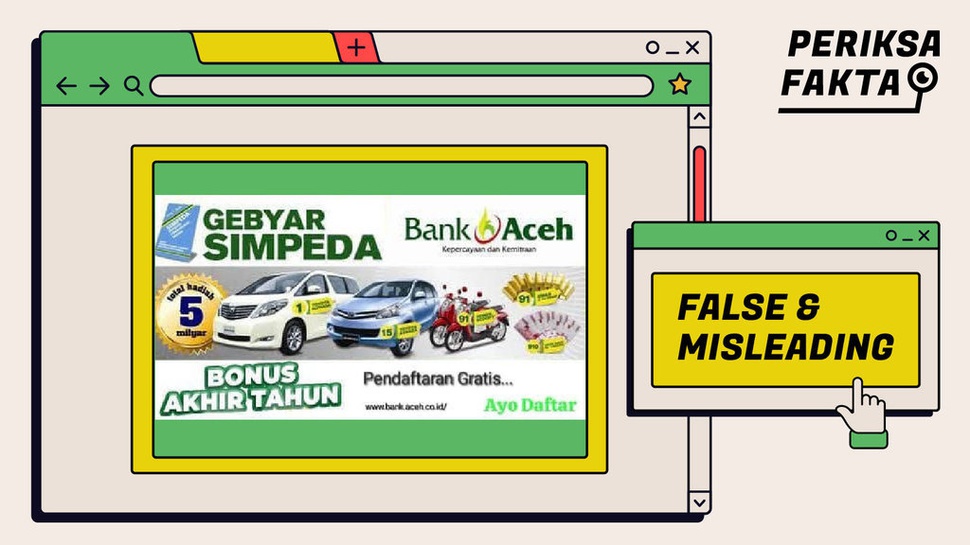 Modus Penipuan Penawaran Hadiah yang Mencatut Bank Aceh