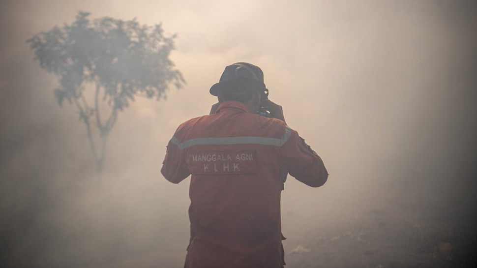 1 Unit Pabrik Gula Terbakar Imbas Kebakaran Lahan di Cilacap