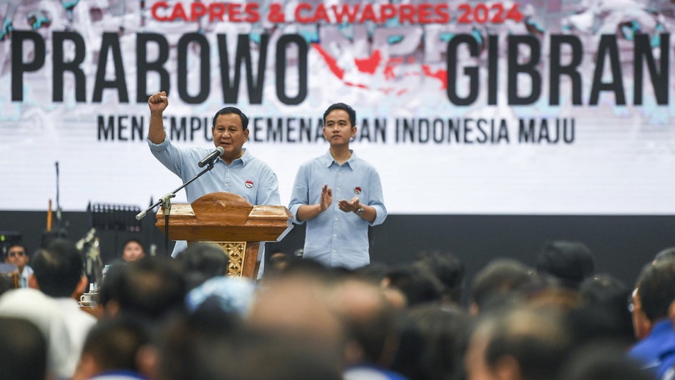 Prabowo-Gibran Tiba di KPU Jelang Pengundian Nomor Urut Pilpres