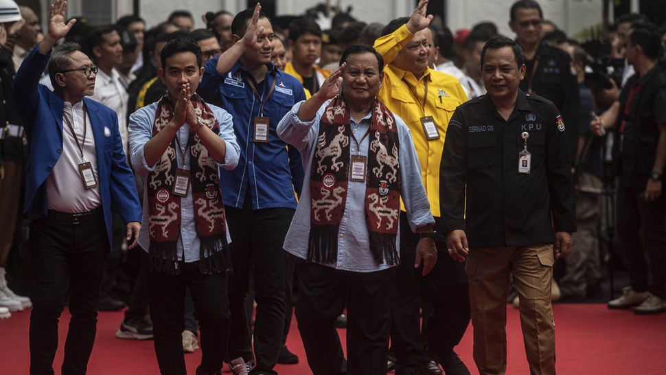 Survei Indikator: Prabowo-Gibran Ungguli Ganjar-Mahfud & AMIN