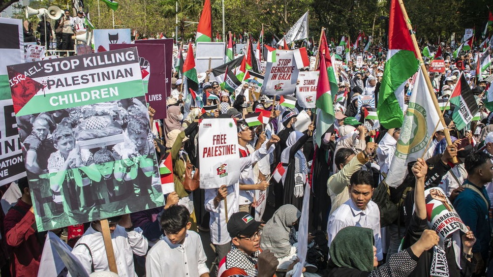 Simak Larangan & Imbauan Aksi Bela Palestina di Monas Hari Ini
