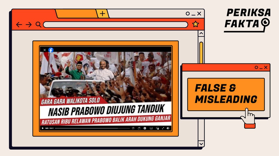 Ratusan Relawan Prabowo Pindah Haluan Dukung Ganjar, Apa Benar?