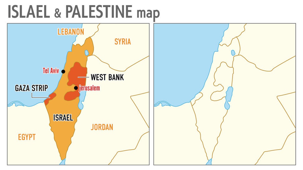 Mengapa Palestina Tak Ada di Peta Google Maps dan Penjelasannya
