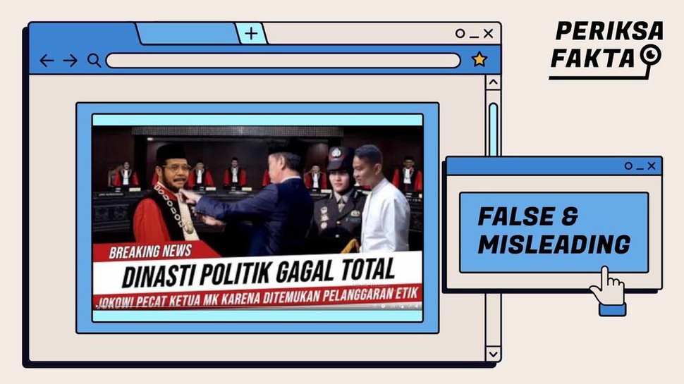Benarkah Jokowi Pecat Anwar Usman karena Melanggar Etik?