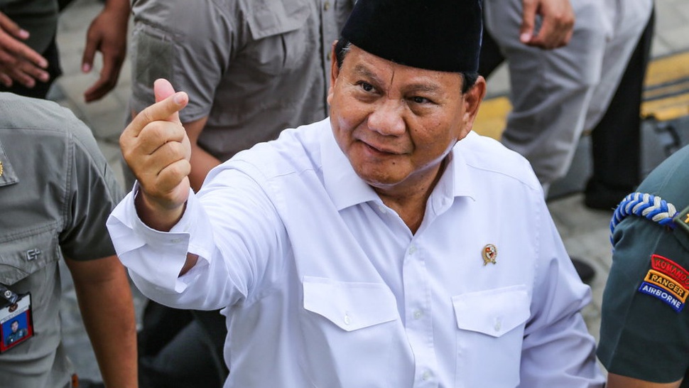 Survei Poltracking: Elektabilitas Prabowo-Gibran Unggul 40,2%