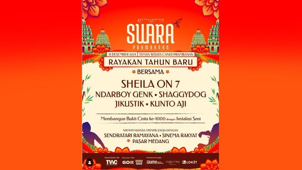 Link Beli Tiket Konser Sheila On 7 di Swara Prambanan Hari Ini