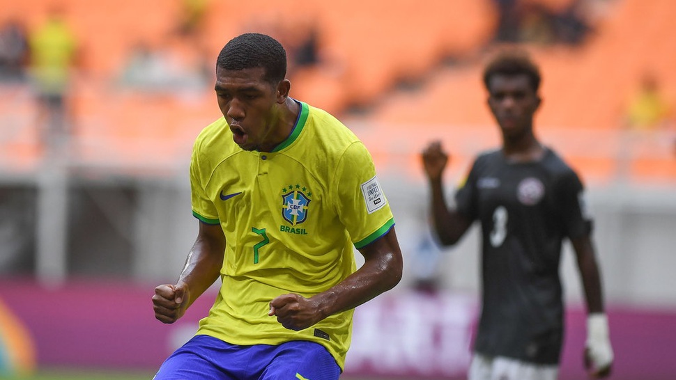 Daftar Pemain Brasil Piala Dunia U17 2023: Apik Tanpa Endrick