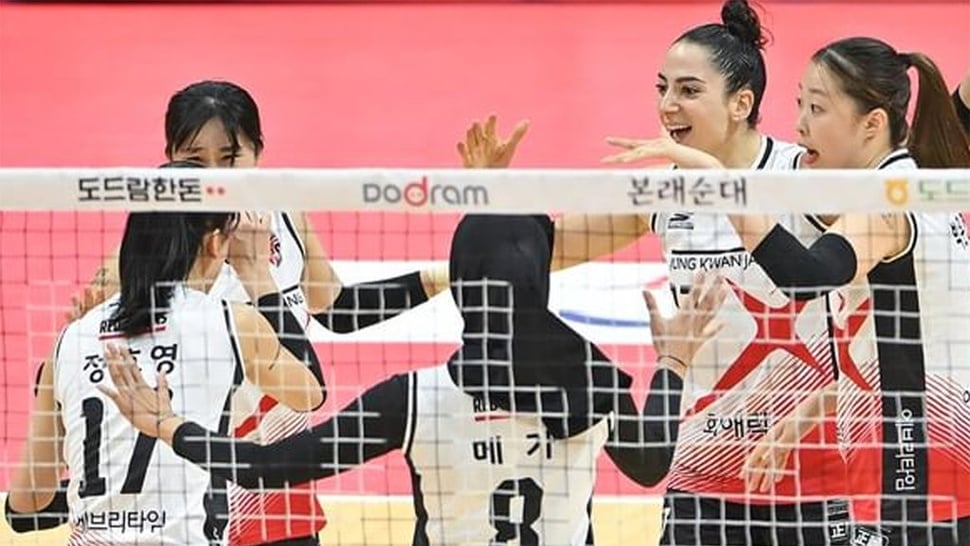 Jadwal Lengkap Red Spark di Putaran 6 Liga Voli Putri Korea 2024