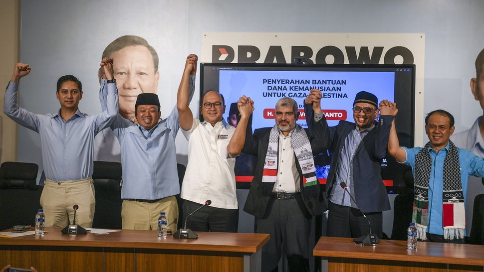 Prabowo-Gibran Sumbang Rp5 Miliar untuk Bantu Warga Palestina