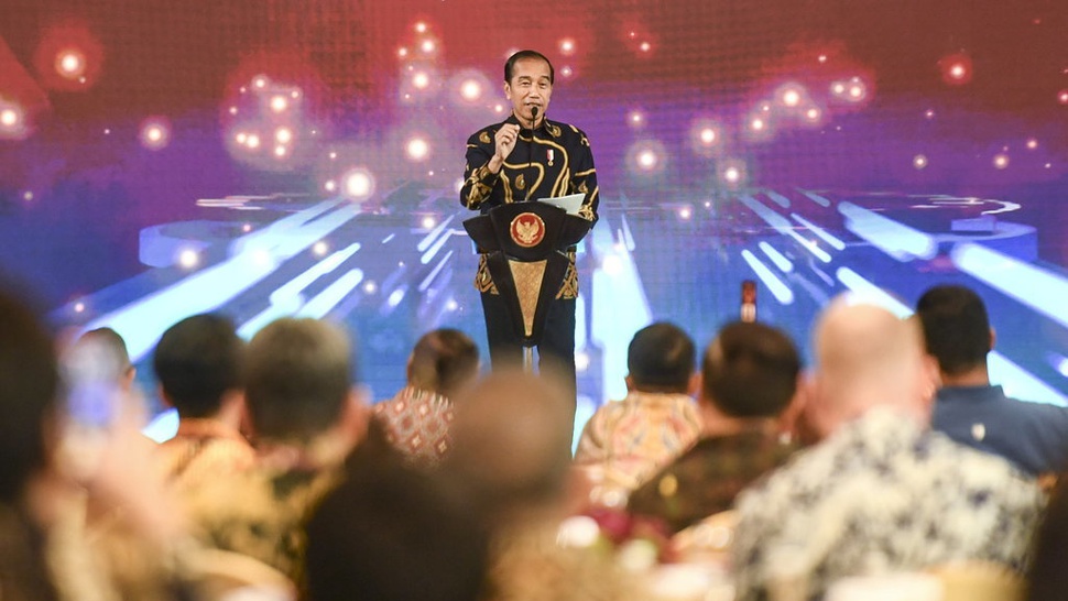 Jokowi di Depan Bankir: Jangan Khawatir Pemilu Agak Panas Biasa