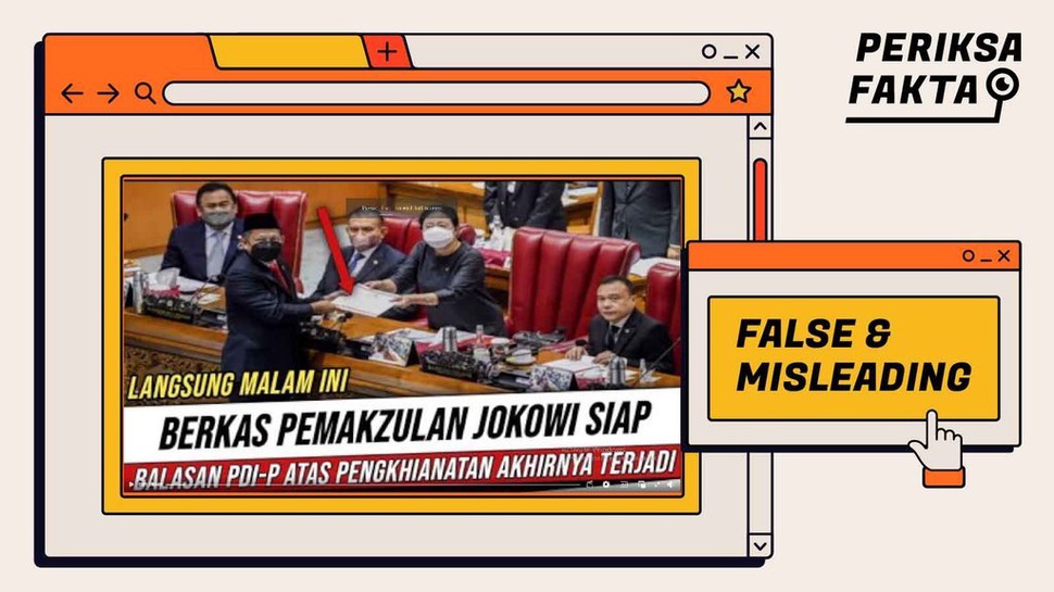 Berkas Pemakzulan Jokowi Telah Memenuhi Syarat, Hoaks/Fakta?