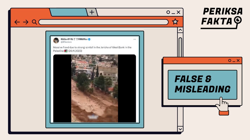 Video Banjir Diklaim Terjadi di Palestina, Bagaimana Realitanya?