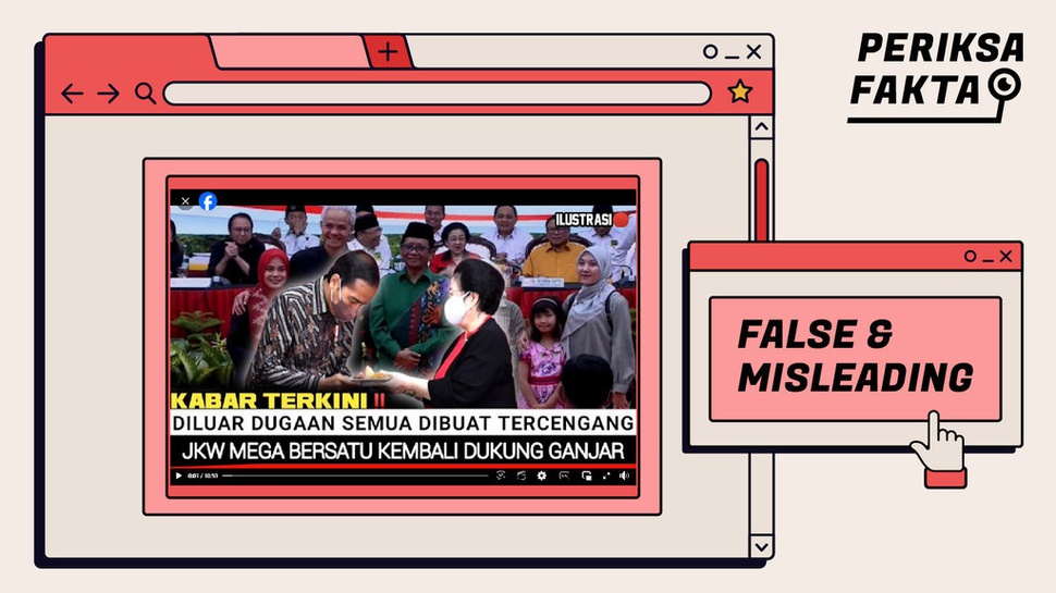 Apa Benar Jokowi dan Megawati Bersatu Kembali Dukung Ganjar?