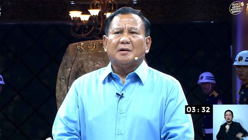 Sampaikan Visi Misi-Prabowo: Pemimpin Itu Ing Ngarso Sung Tulodo