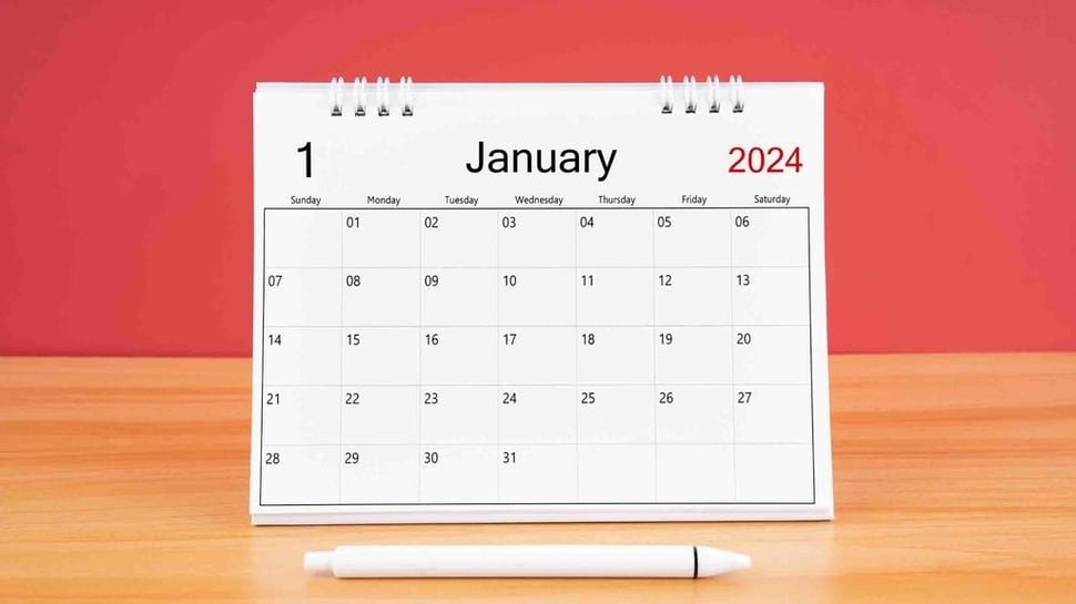 Kalender Januari 2024: Tanggal Merah, Hari Besar, & Hari Pasaran