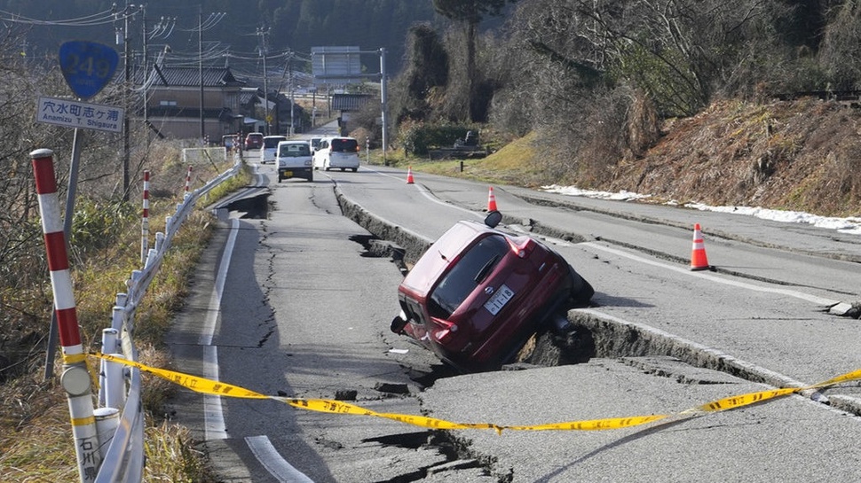 Korban Tewas Gempa di Jepang Bertambah Jadi 62 Orang