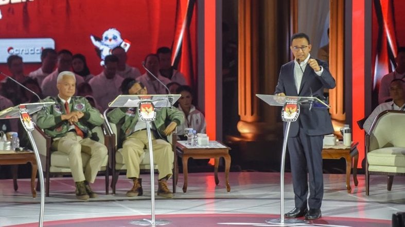 Anies Sindir ke Prabowo soal Gagal Tunjukkan Data di Debat