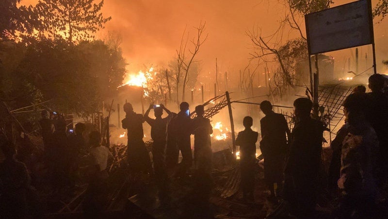 Kamp Pengungsi Rohingya Kebakaran, Apakah Disengaja?
