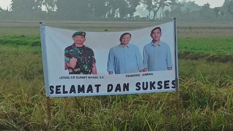 TNI Pastikan Spanduk di Sukoharjo Adalah Pencatutan & Propaganda