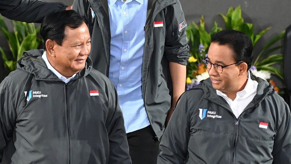Prabowo & Anies Akhirnya Bersalaman, TKN: Akhlak yang Lebih Baik