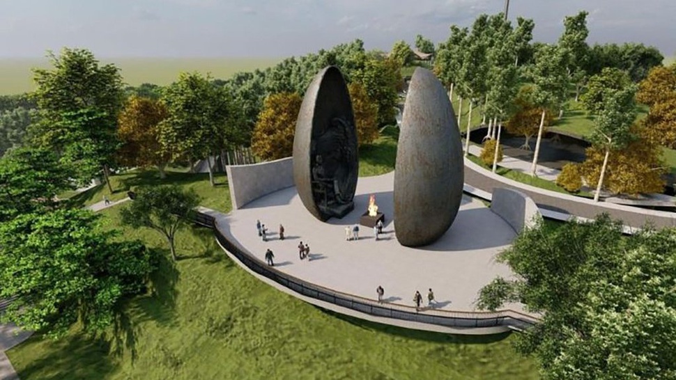 Melihat Memorial Park Rp361 M di IKN: Ada Patung Soekarno-Hatta
