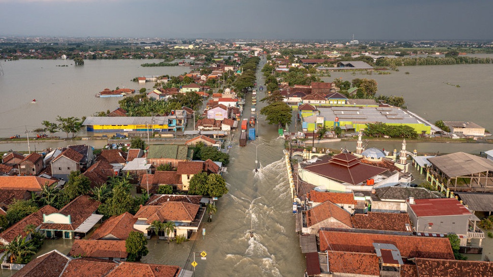 Banjir di Demak Kian Meluas, Rendam 44 Desa di 8 Kecamatan