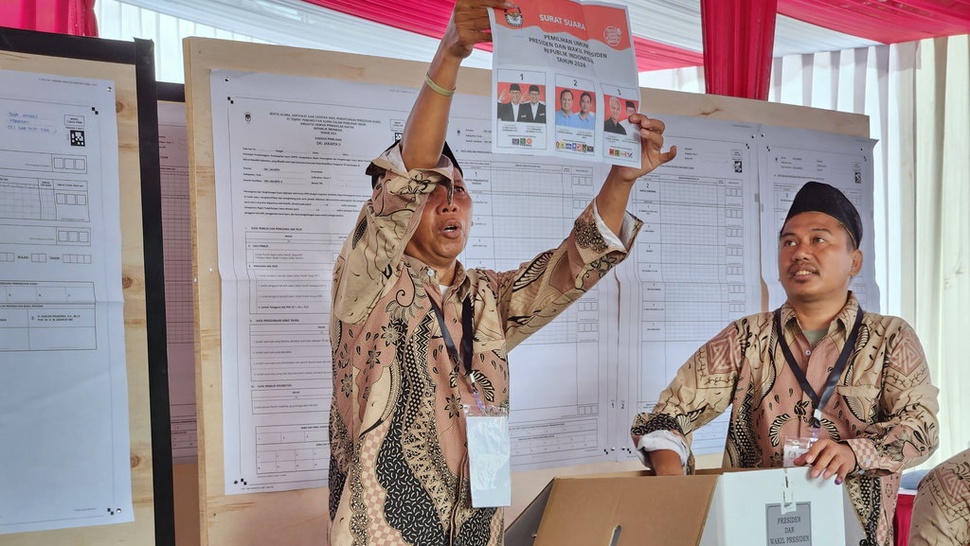 Anies-Cak Imin Unggul di TPS Megawati Nyoblos
