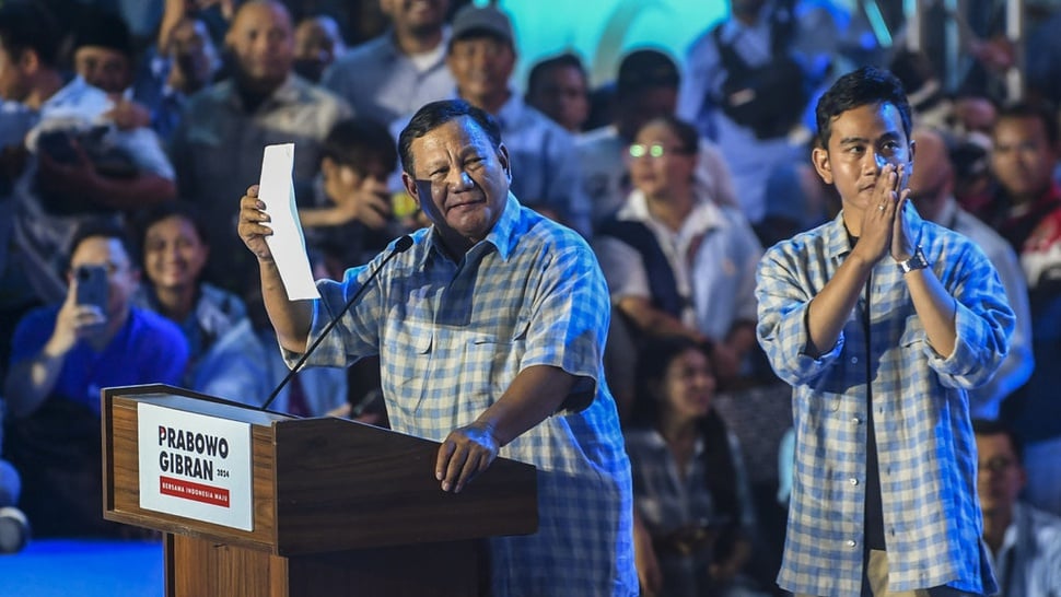 KPU Tetapkan Prabowo-Gibran Rakabuming Pemenang Pilpres 2024