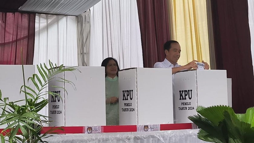 Hasil Quick Count Pilpres 2024 di TPS Jokowi dan Jakarta Pusat