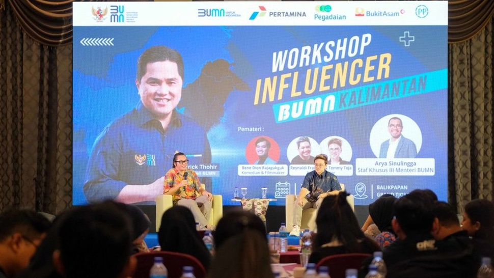 Erick Thohir Ajak Influencer BUMN Kalimantan Perkuat Mindset