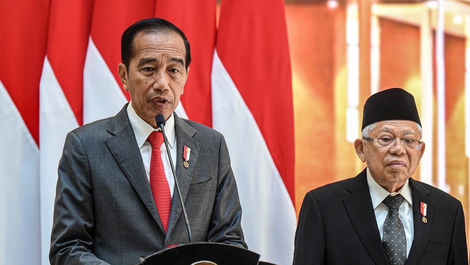 Jokowi Tunjuk Ma'ruf Amin jadi Plt Presiden hingga 6 Maret 2024