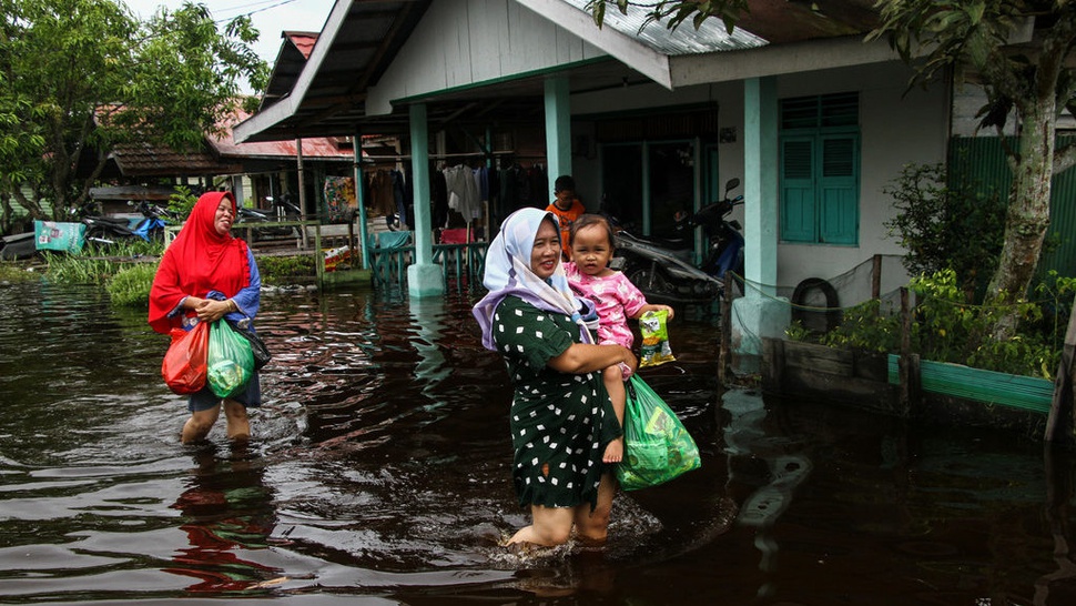 Sungai Meluap, 20 Kelurahan di Palangka Raya Terdampak Banjir