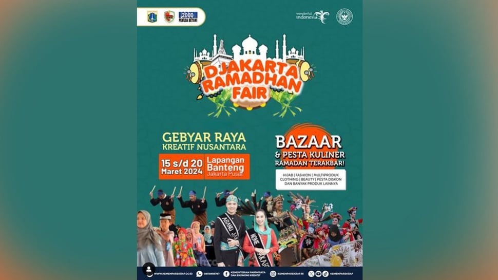 Jadwal Djakarta Ramadhan Fair 2024, Lokasi, dan Rangkaian Acara