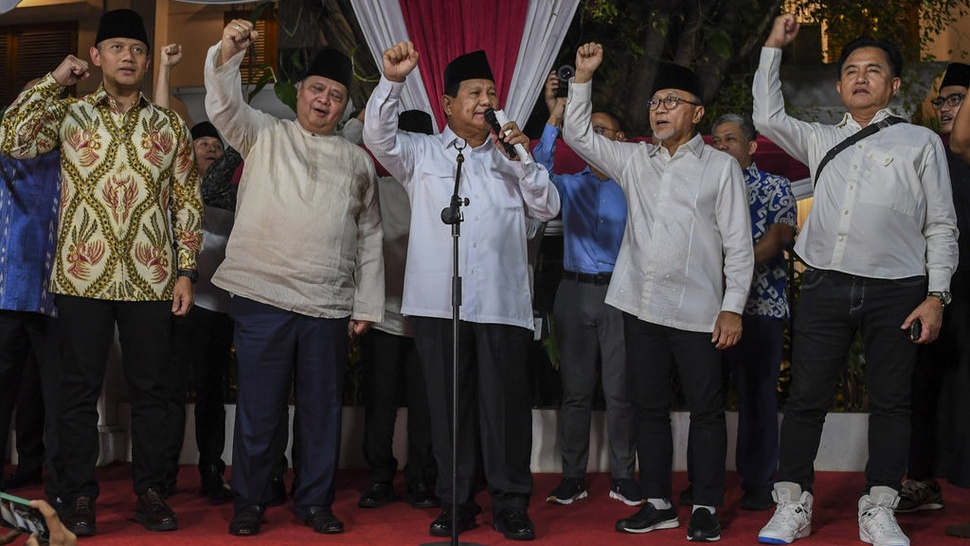 Menang Pilpres 2024, Prabowo: Terimakasih Rakyat Indonesia