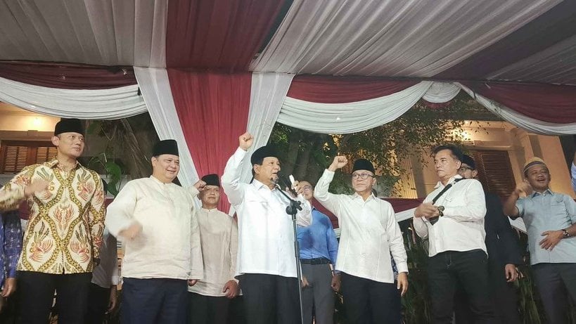 Isi Pidato Kemenangan Prabowo Usai Resmi Menang Pilpres 2024