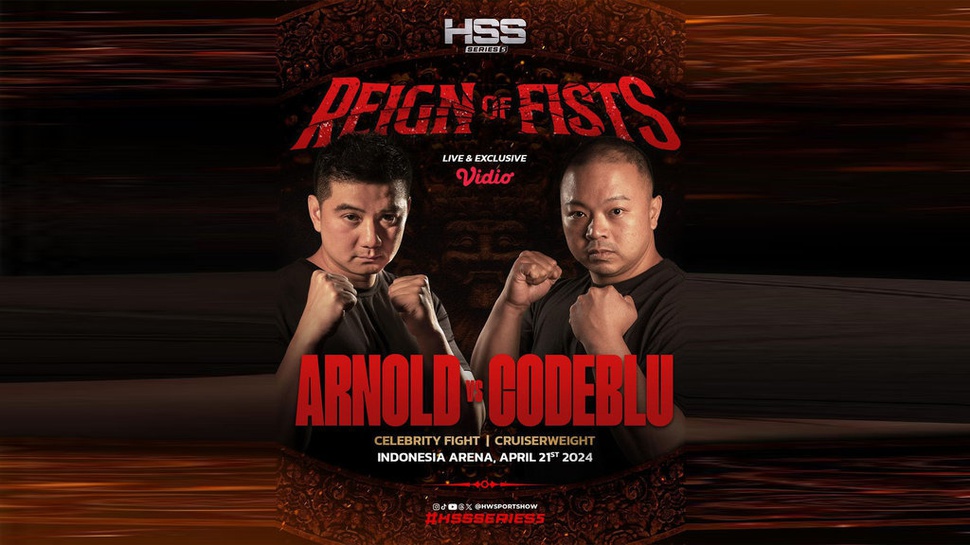 Jadwal HSS 5 Chef Arnold vs Codeblu Kapan & Live di Mana?