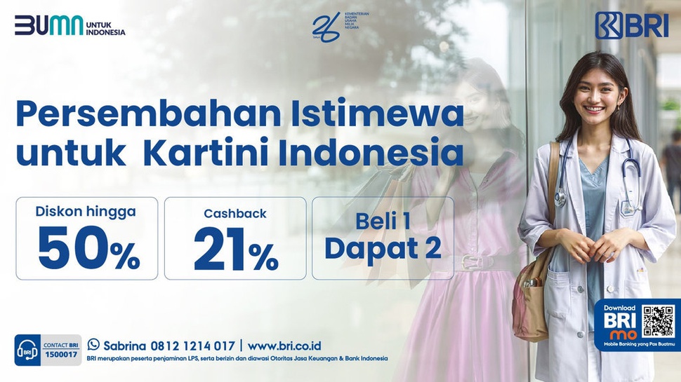 Coba Outfit Kartini Modern, Yuk Belanja Baju dengan Promo BRI!