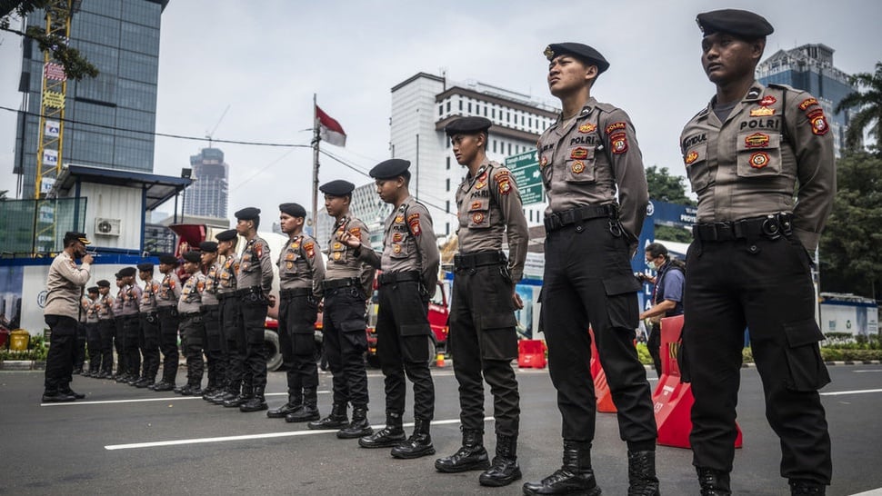 1.859 Personel Keamanan Kawal Unjuk Rasa Buruh Hari Ini