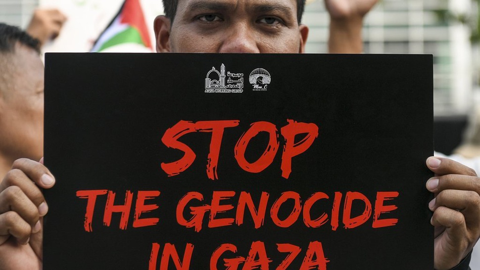 Demo Bela Palestina di Jakarta Serukan Boikot Produk Pro Israel