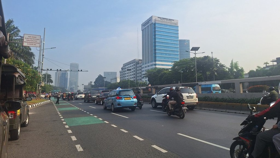 Arus Lalu Lintas Lancar Jelang Sidang Tahunan DPR-MPR