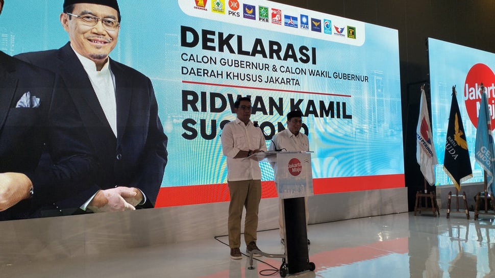 Tim Pemenangan RIDO: Ketua Harian dari PKS, Sekretaris Golkar