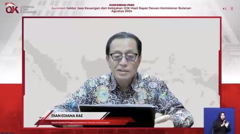 OJK Catat Kredit Perbankan Naik 12,40 Persen per Juli 2024