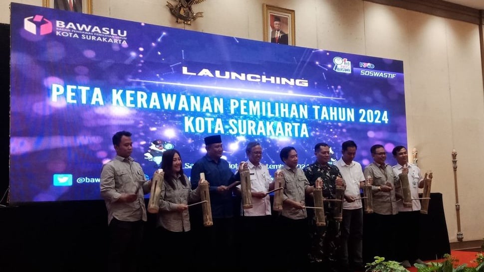 Peta Kerawanan Pilkada Solo 2024 yang Dirilis Bawaslu Surakarta