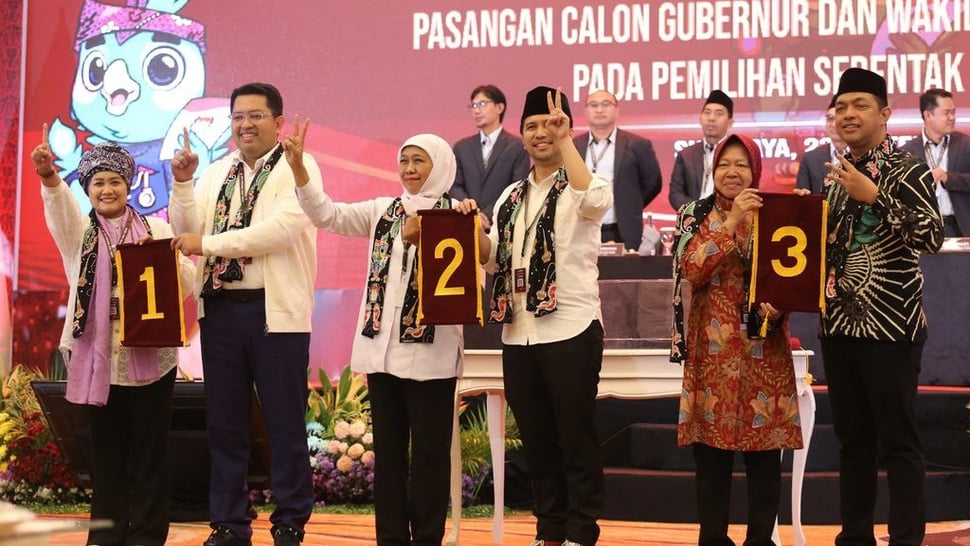 KPU Gelar Debat Pilgub Jatim 18 Oktober, Tema Kebutuhan Dasar