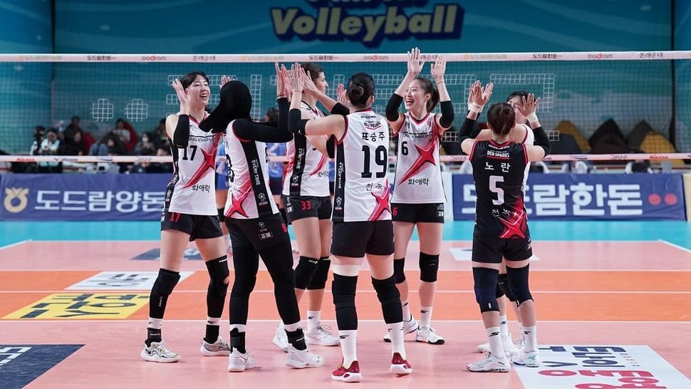 Jadwal Voli AI Pepper vs Red Spark V-League 2024/25 & Jam Tayang