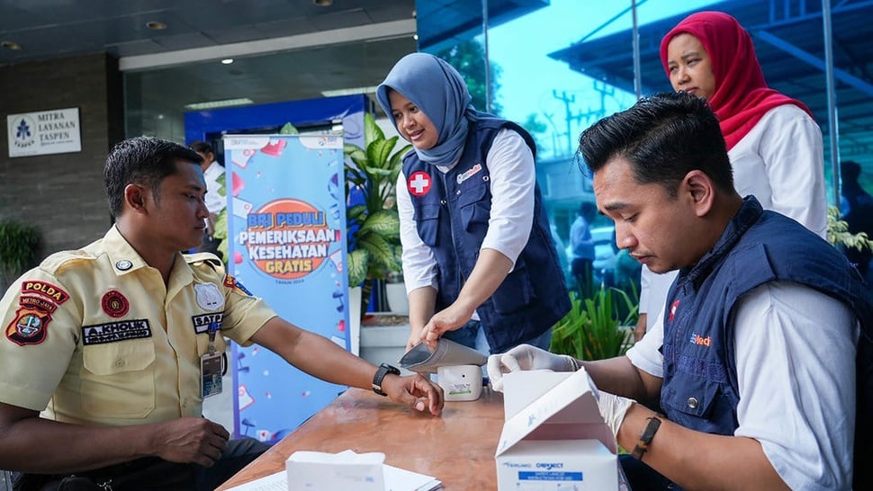 13.200 Orang Dapatkan Pemeriksaan Kesehatan Gratis BRI Peduli