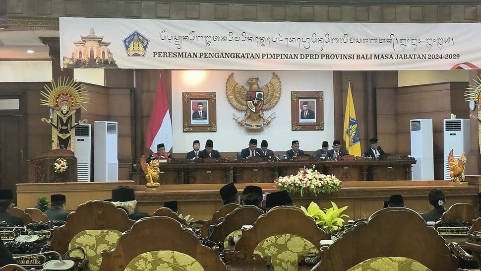 DPRD Provinsi Bali Lantik Pimpinan Baru Periode 2024-2029