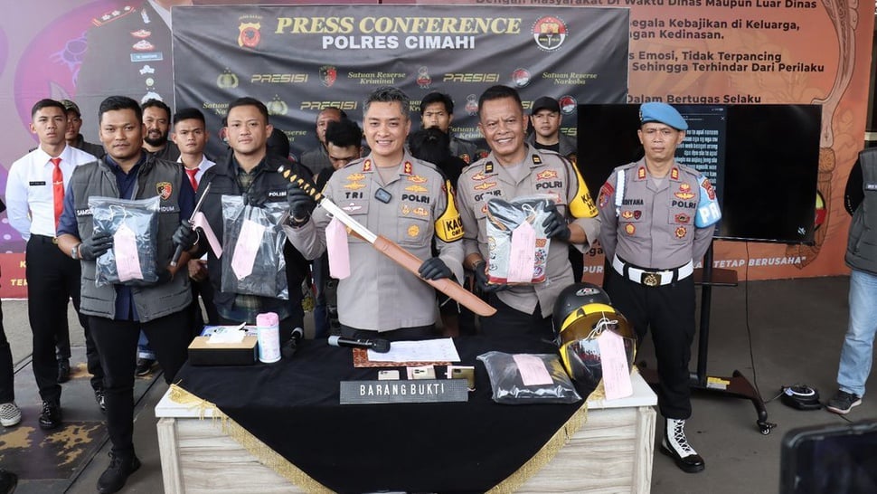 Polisi Tangkap 3 Anggota Geng Motor yang Keroyok Warga di Cimahi